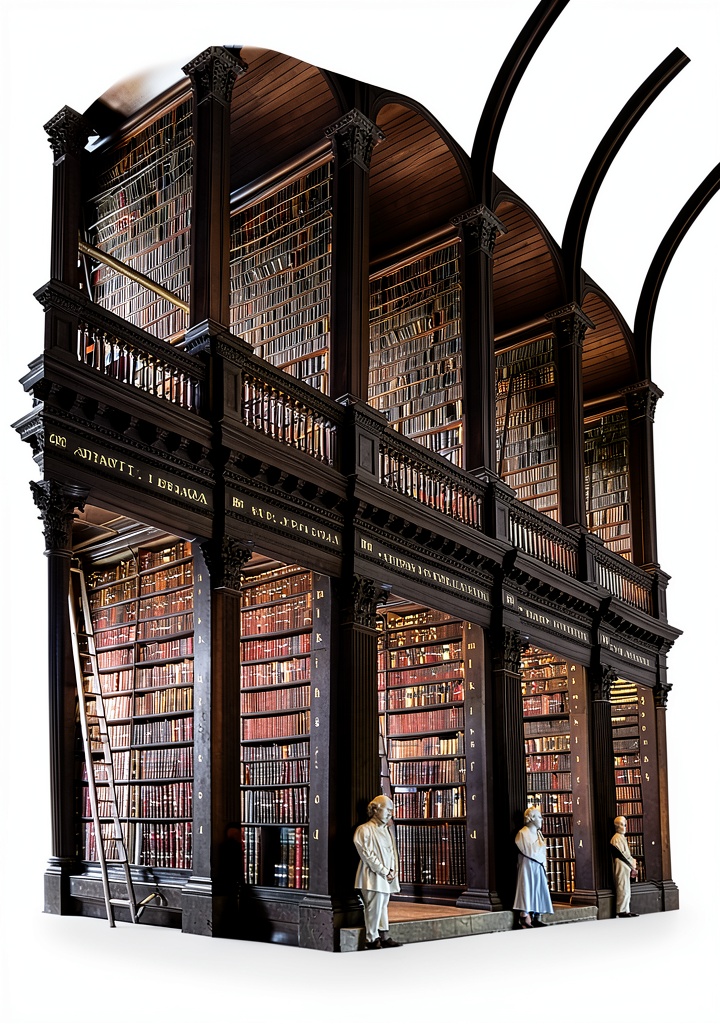 Kindle edition open on a tablet showing library science content