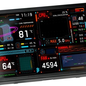 VBESTLIFE Computer Temperature Monitor 3.5 Inch Screen USB C-0