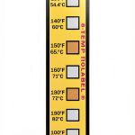 Thermolabel Temperature Indicators Plastic Rectangular 16-0