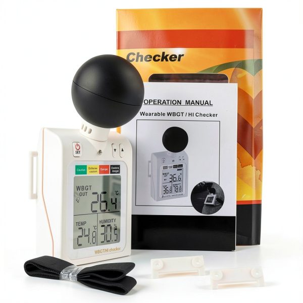 DANOPLUS WBGT Thermometer Heat Stress Meter Alarm Function-7