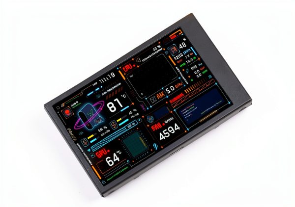 VBESTLIFE Computer Temperature Monitor 3.5 Inch Screen USB C-3