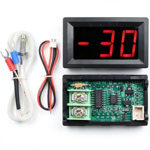 K-Type Thermocouple Thermometer Yoqanr LED Display-0