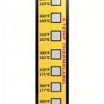 Thermolabel Temperature Labels White Plastic Rectangular-0