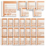 Dishwasher Temperature Strips Relaxweex 48 Pack-0