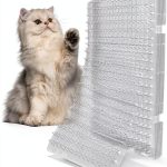 Scat Mat for Cats 16 x 13 Inch, 10 Pack Cat Deterrent Mat Outdoor Indoor, Cat Spikes with 50 Stickers-0
