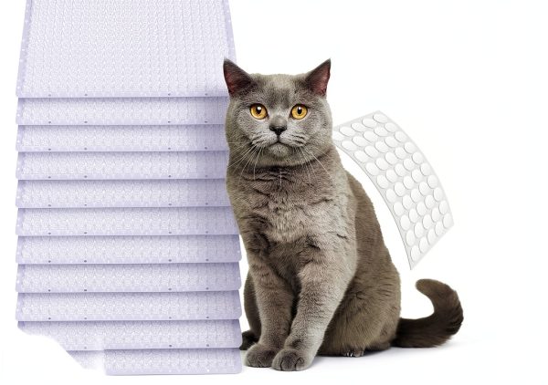 Petfolio Scat Mat 12-Pack 16x13 Inch Cat Repellent Uneven Spikes-0
