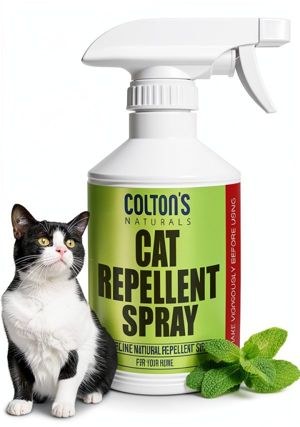 Cat Repellent Spray by Coltons Naturals 32 OZ Outdoor Indoor Organic-0