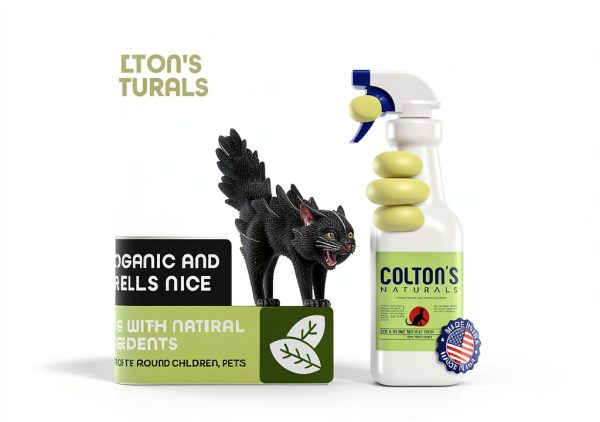 Cat Repellent Spray by Coltons Naturals 32 OZ Outdoor Indoor Organic-3