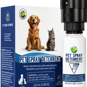 Cat Spray Deterrent System by diloqio Motion‑Activated Black Spray-0