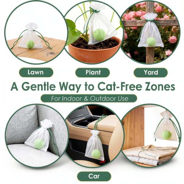 Cat Deterrent Callmynm 10 Pack Peppermint Lemon Natural Balls-3