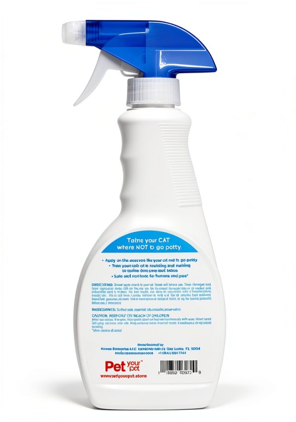 No Pee No Poop Cat Potty Training Spray PetYourPet Non Toxic 16 Fl Oz-6