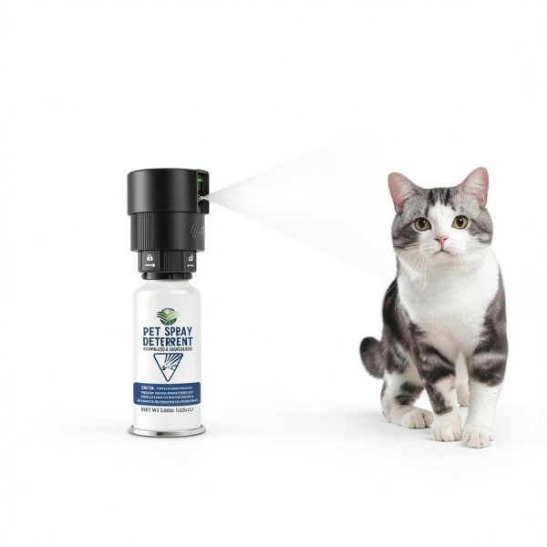 Cat Spray Deterrent System by diloqio Motion‑Activated Black Spray-6