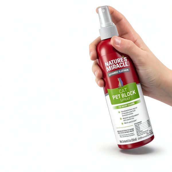 Nature's Miracle Platinum Cat Repellent Spray 8oz Indoor Training-4