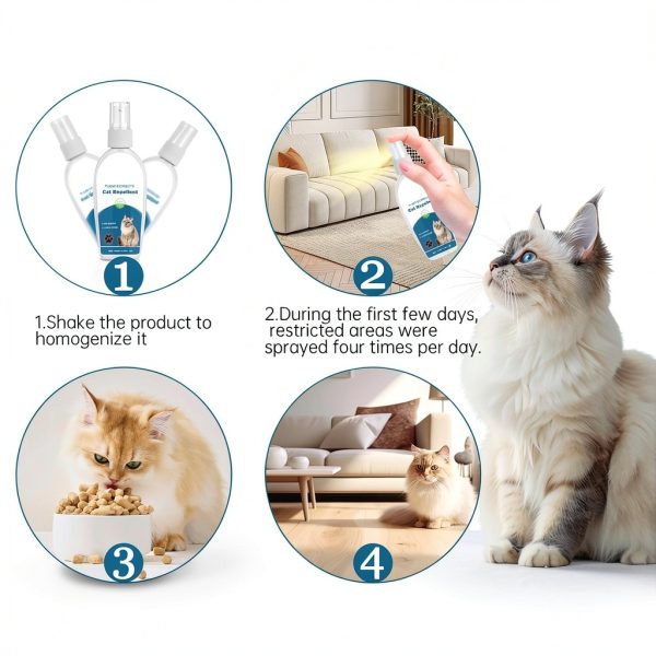 Cat Deterrent Spray iALTERLL Natural Citrus Repellent for Furniture-5