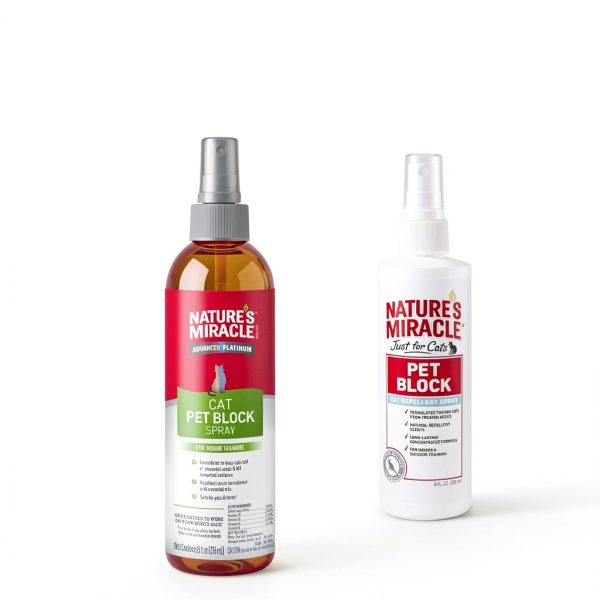 Nature's Miracle Platinum Cat Repellent Spray 8oz Indoor Training-9
